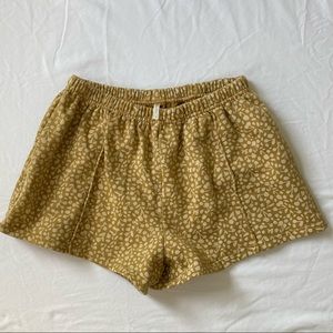 RYLEE + CRU WOMEN'S GOLDEN BERRY TRACK SHORTS